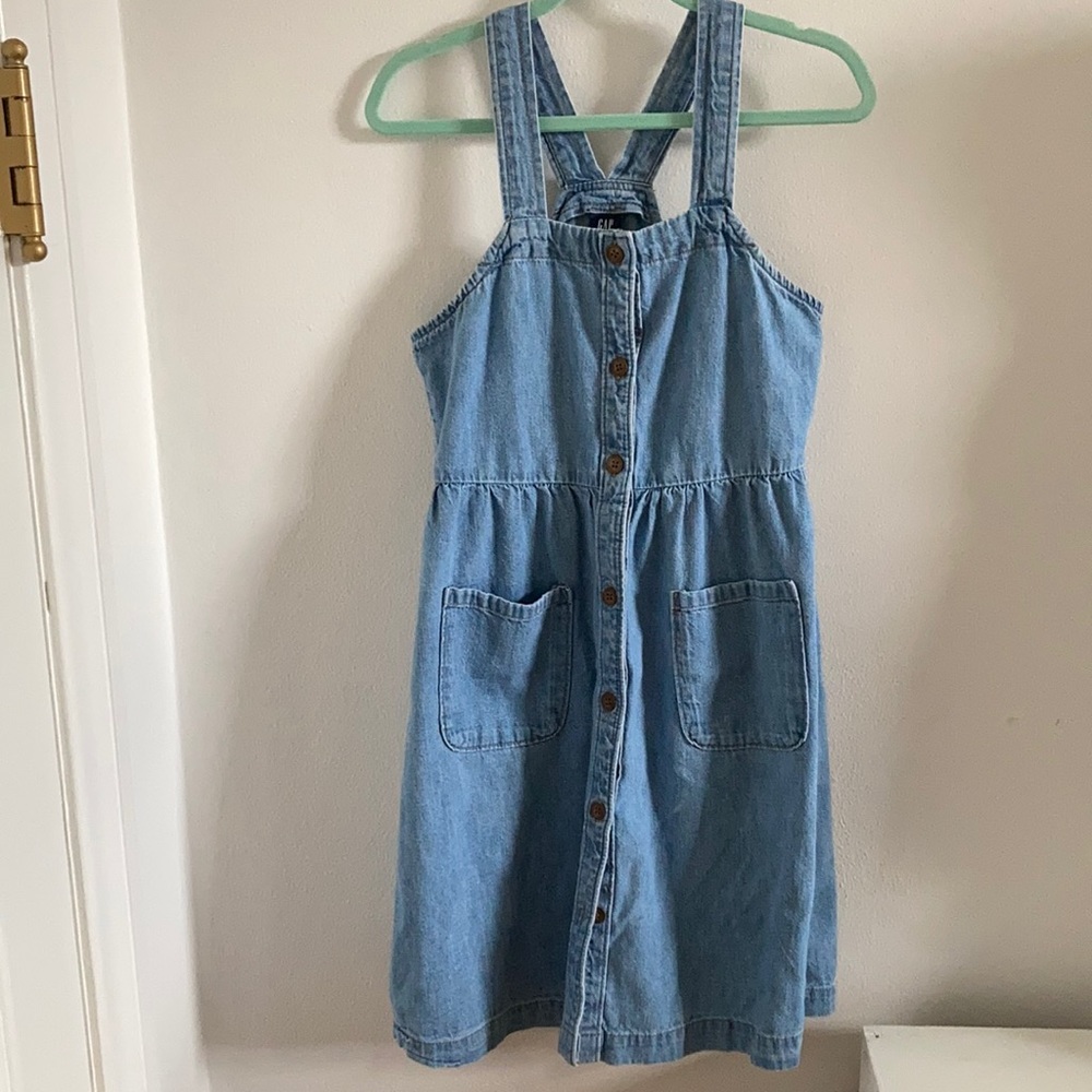 Gap girls denim dress Medium